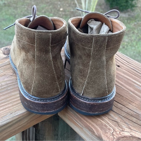 Frye Men’s Brown Suede Chukka Boots Size 10.5 - Picture 4 of 8